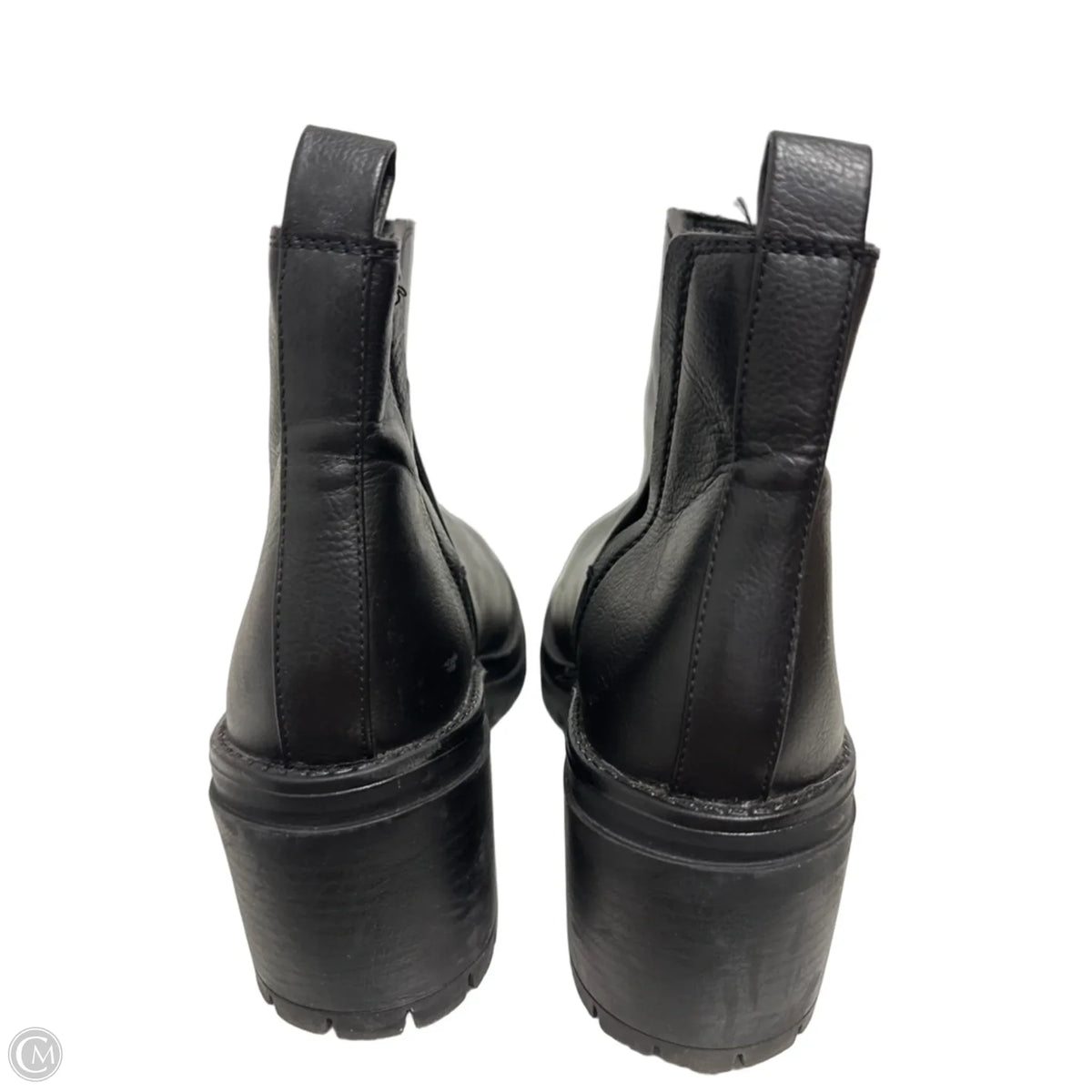 Boots Ankle Heels By Mia In Black, Size: 8