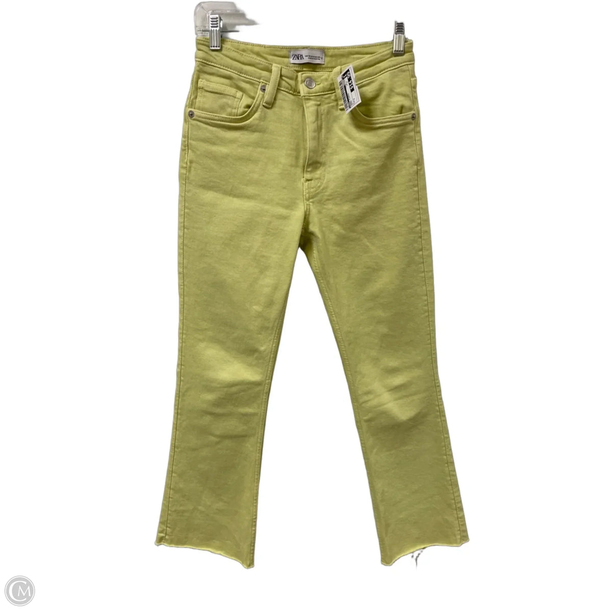 Jeans Flared By Zara In Green, Size: 4