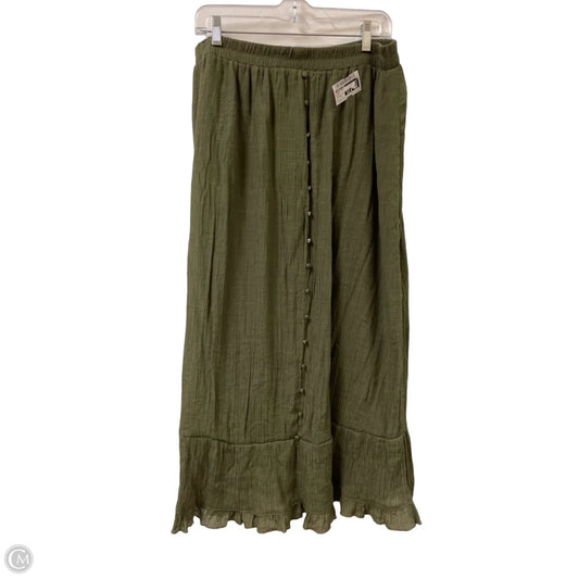 Skirt Maxi By Indigo Rose In Green, Size: 16