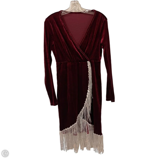 Dress Party Midi By Shein In Red, Size: M