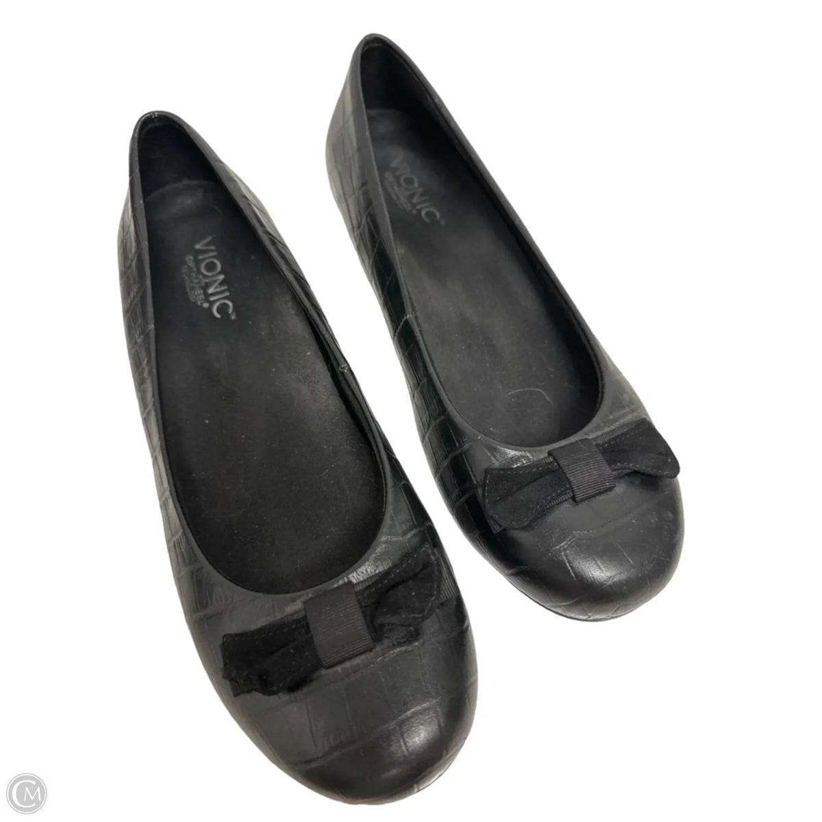 Shoes Flats By Vionic In Black, Size: 9
