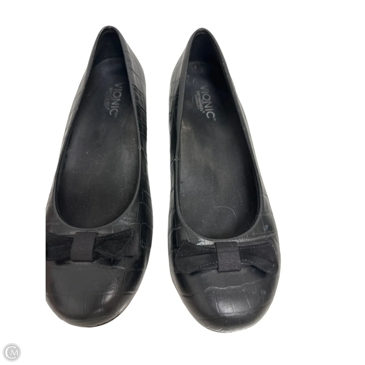 Shoes Flats By Vionic In Black, Size: 9