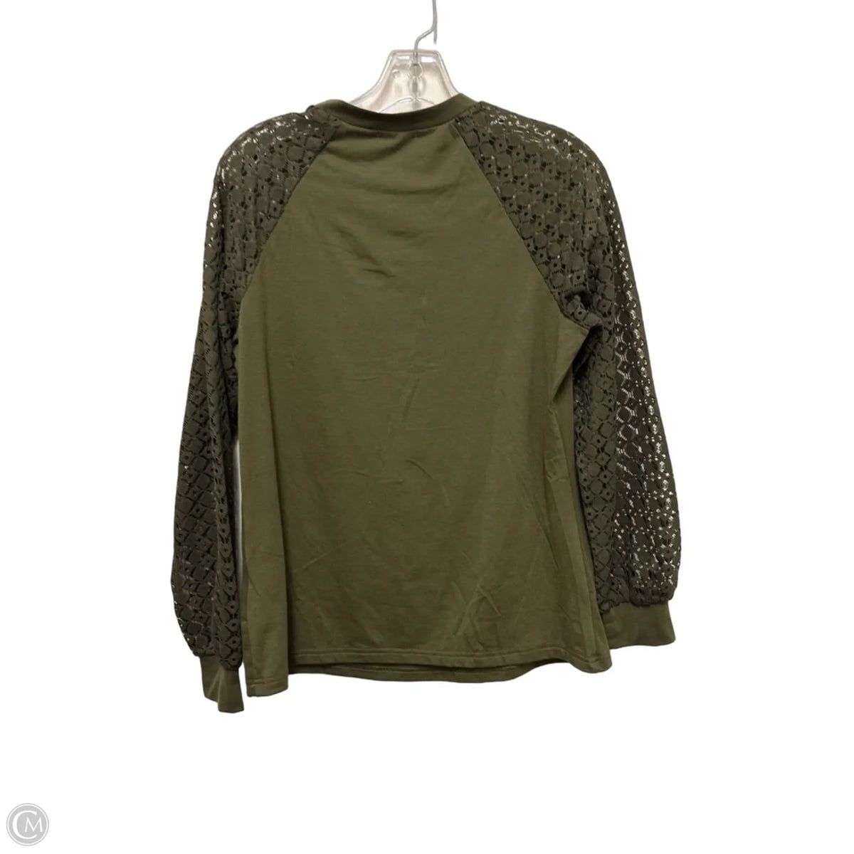 Top Long Sleeve By It In Green, Size: M