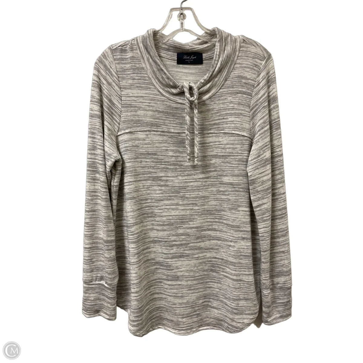 Sweater By Clothes Mentor In Grey, Size: L
