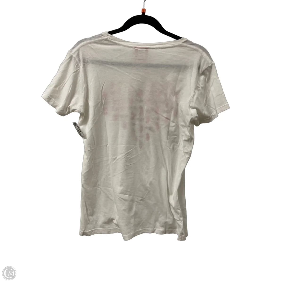 Top Short Sleeve Designer By Tory Burch In White, Size: M