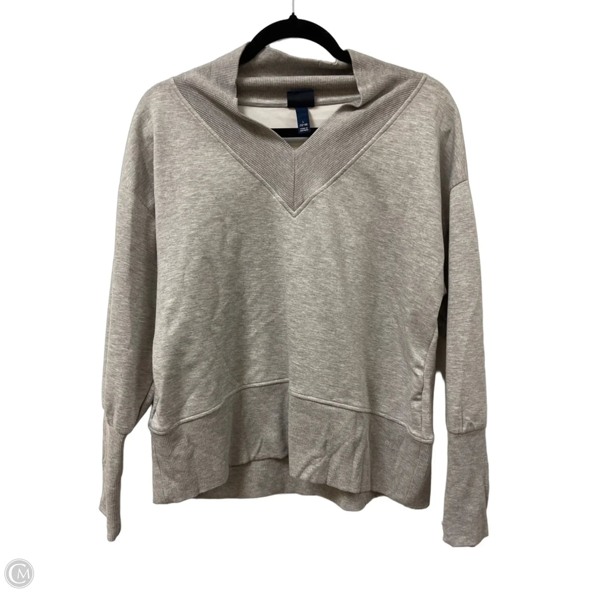 Sweater By Scoop In Grey, Size: L