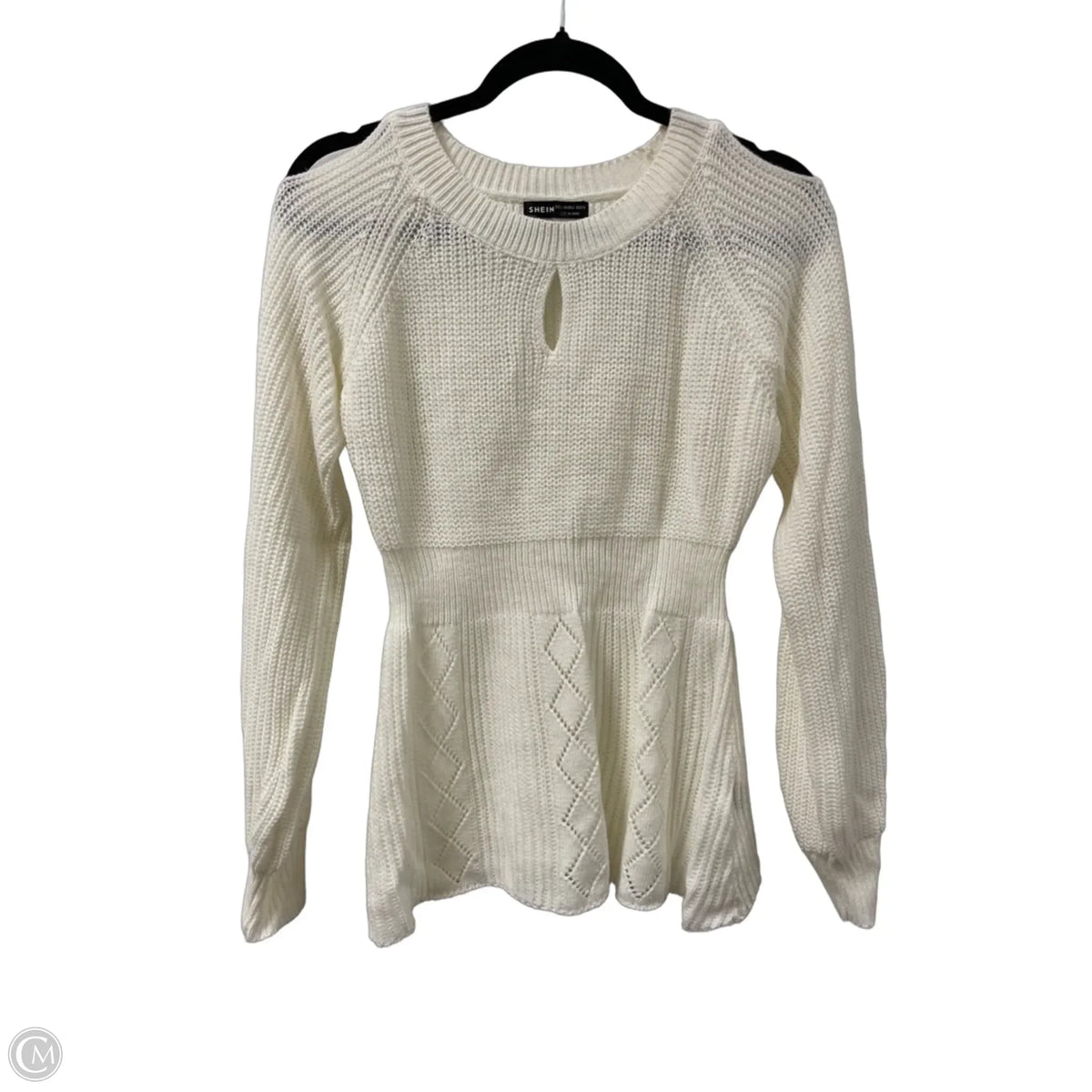 Sweater By Shein In Cream, Size: L