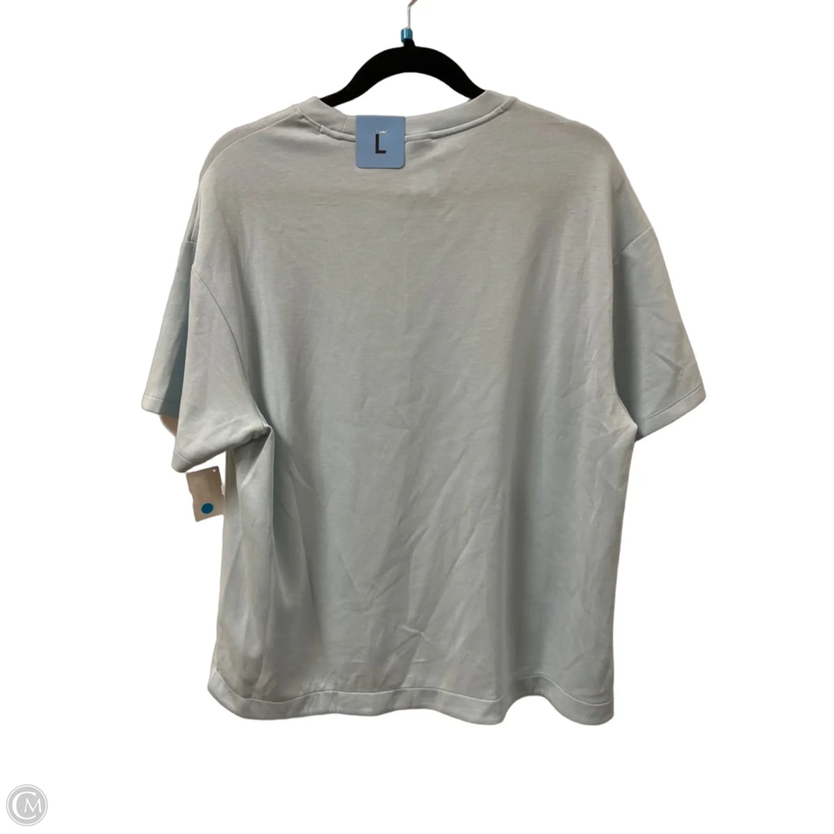 Top Short Sleeve Basic By Members Mark In Blue, Size: L