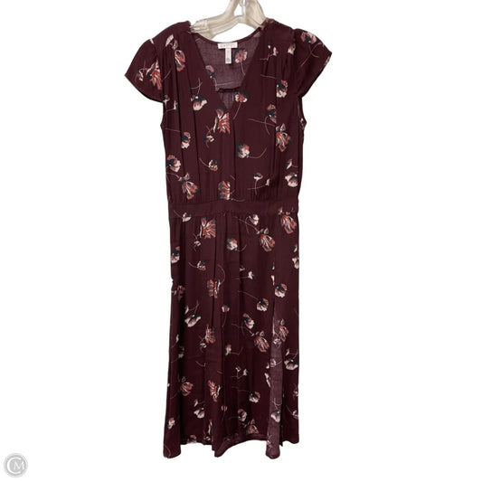 Dress Casual Midi By Leith In Purple, Size: S
