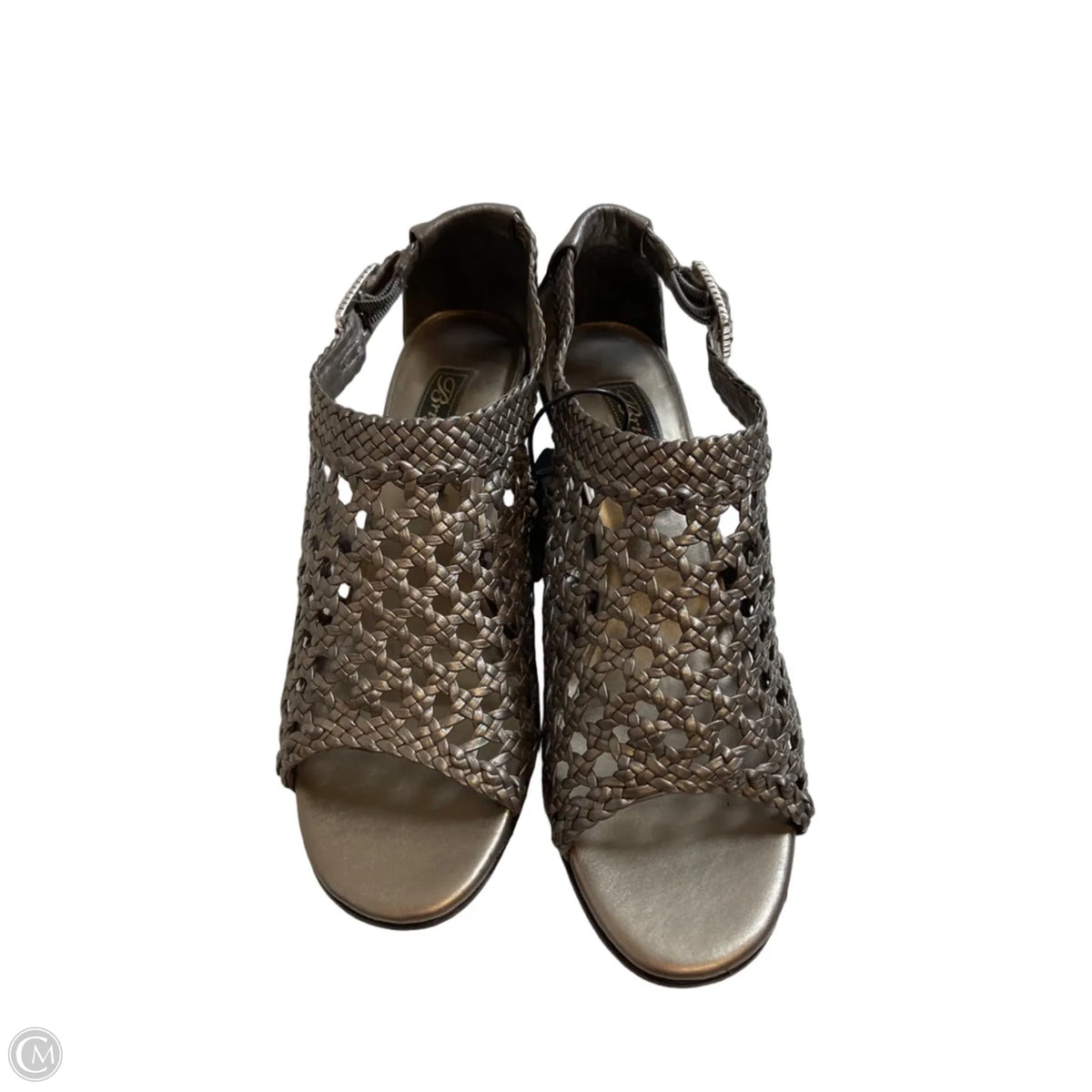 Sandals Designer By Brighton In Silver, Size: 8