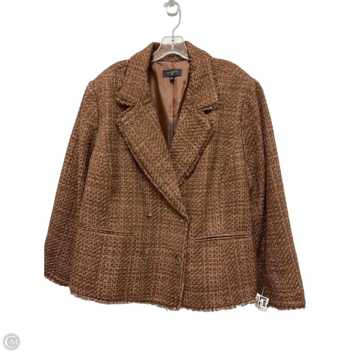 Blazer By Talbots In Brown, Size: 3x