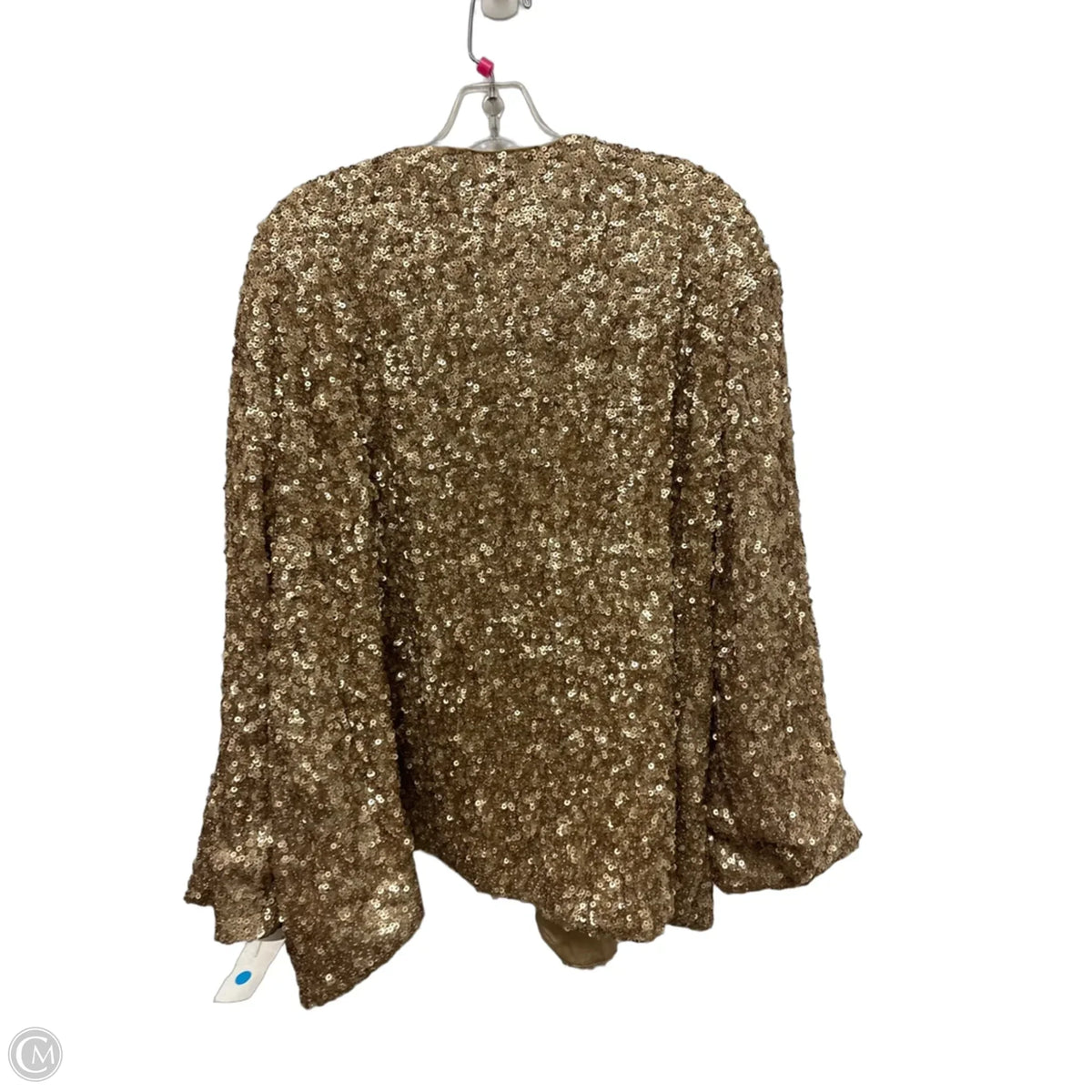 Blazer By Chicos In Gold, Size: 3x