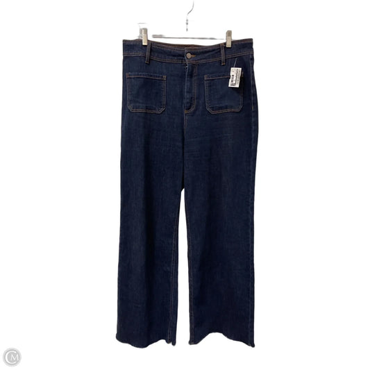 Jeans Wide Leg By Oat In Blue Denim, Size: 12