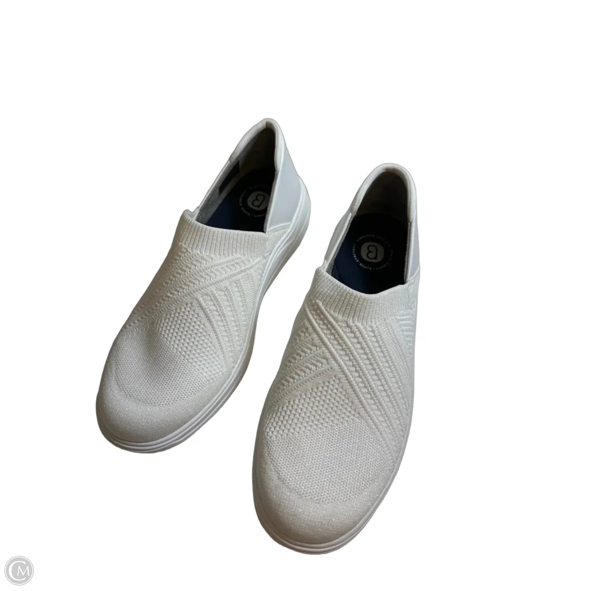 Shoes Sneakers By Bzees In White, Size: 8