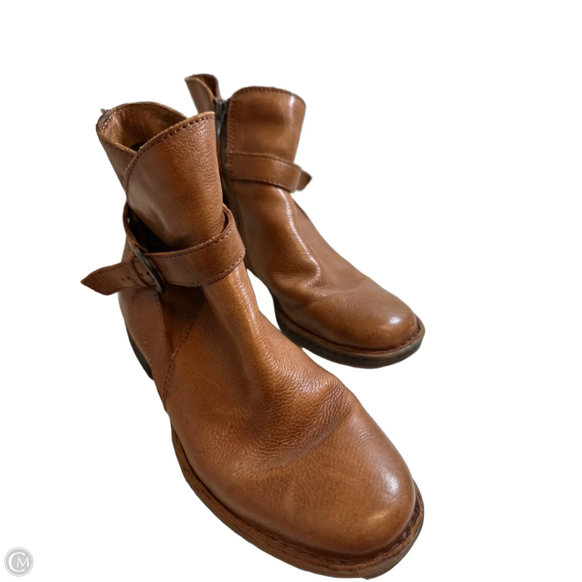 Boots Ankle Flats By Born In Brown, Size: 8