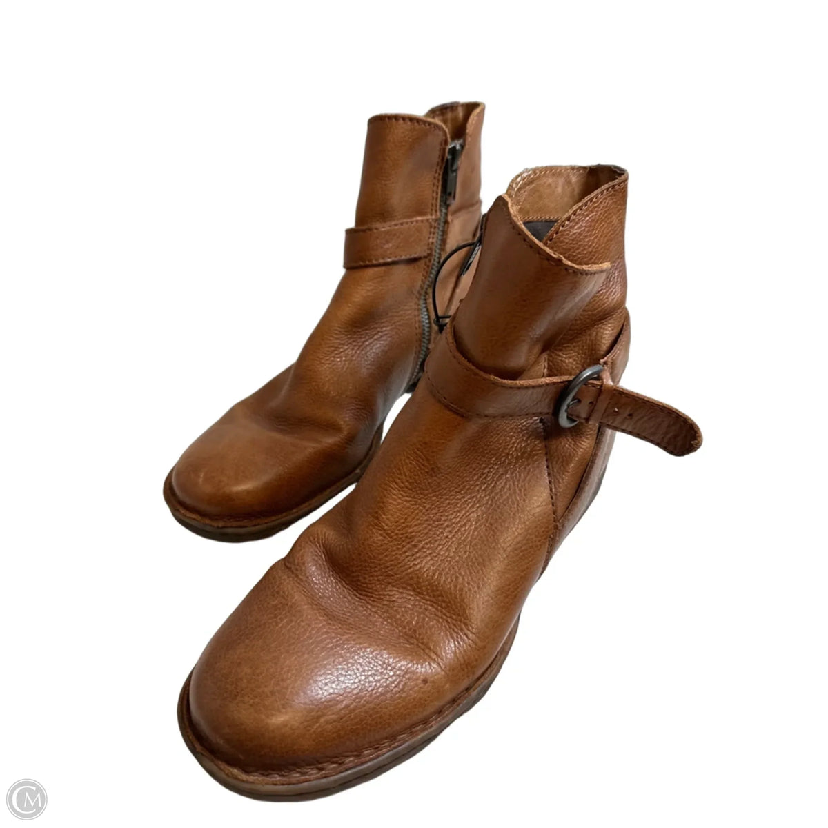 Boots Ankle Flats By Born In Brown, Size: 8