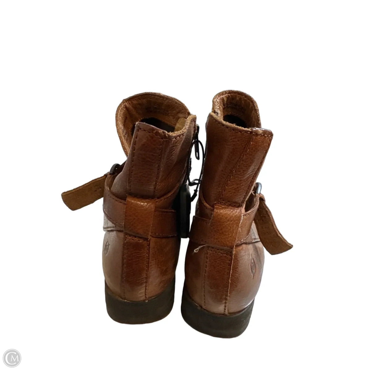 Boots Ankle Flats By Born In Brown, Size: 8