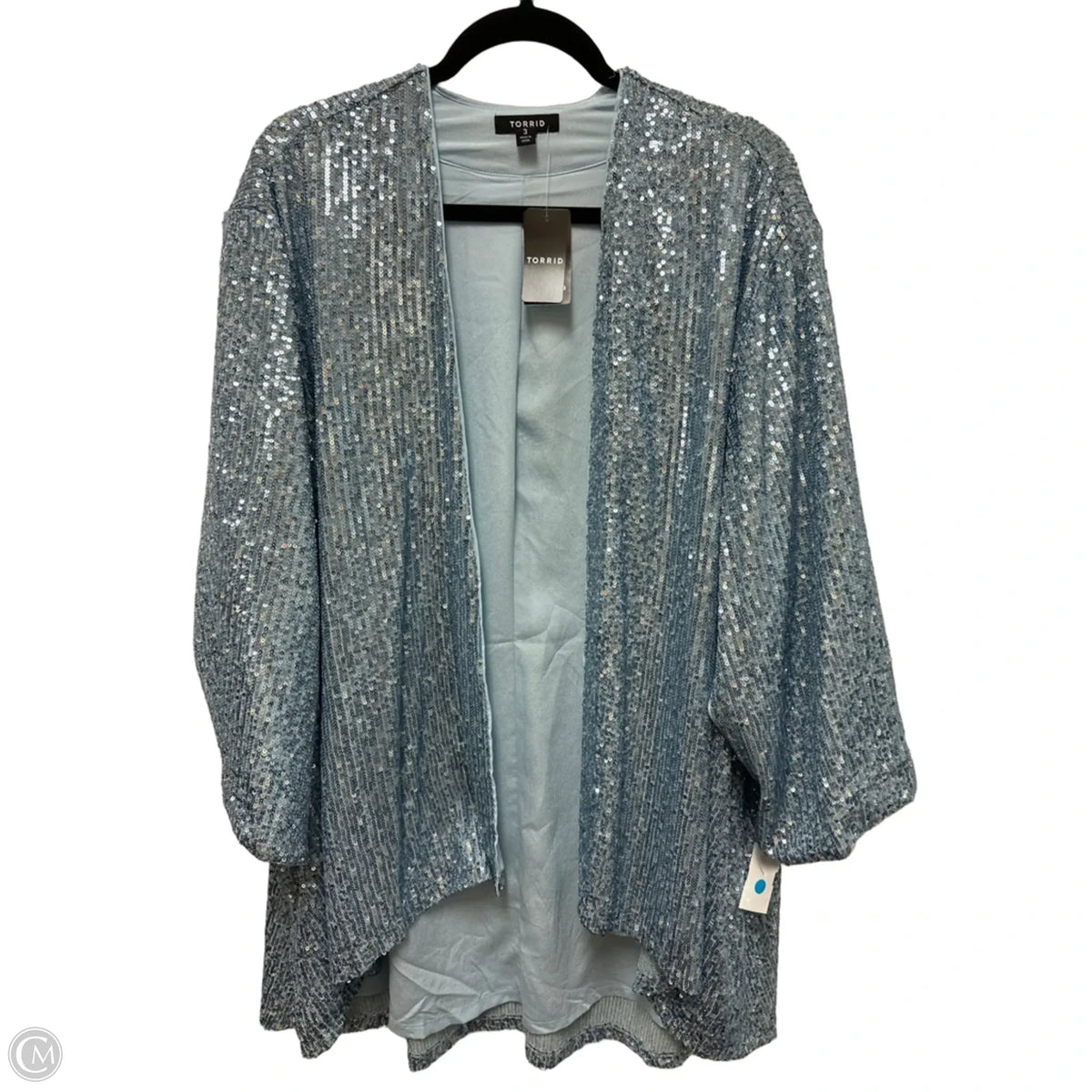 Blazer By Torrid In Blue, Size: 3x