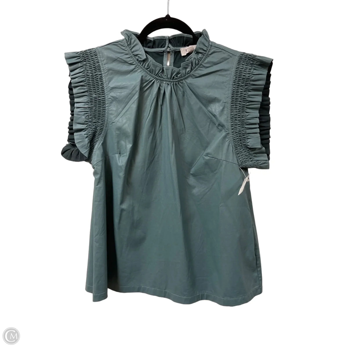 Blouse Sleeveless By Thml In Teal, Size: M