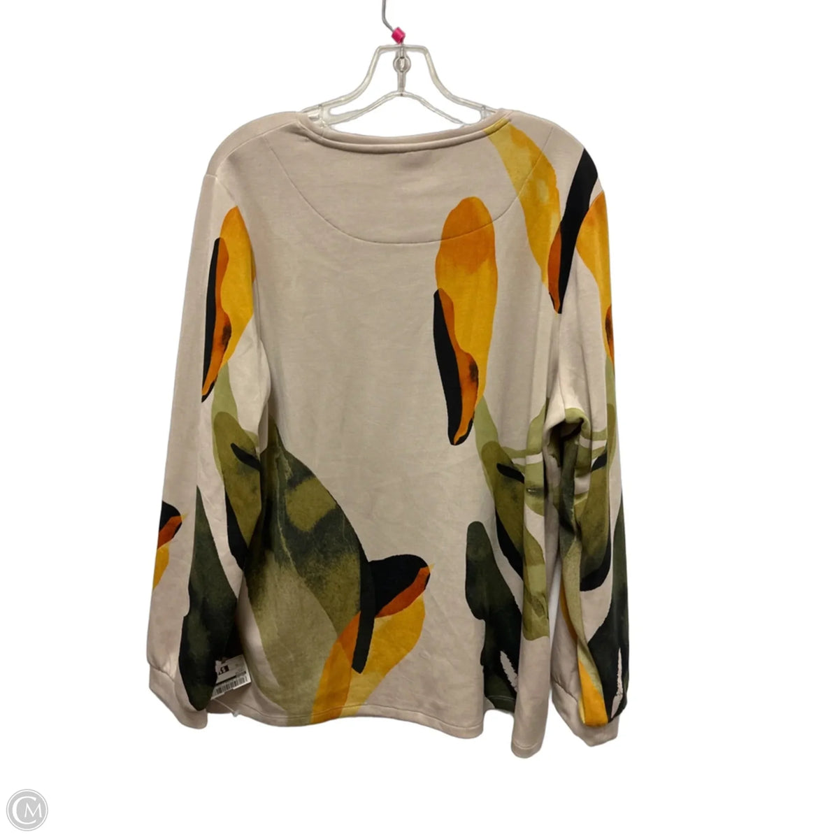 Sweater By Chicos In Cream, Size: Xl