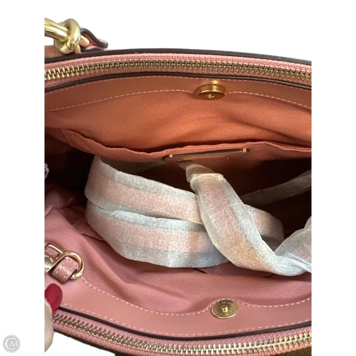 Handbag Designer By Coach, Size: Large