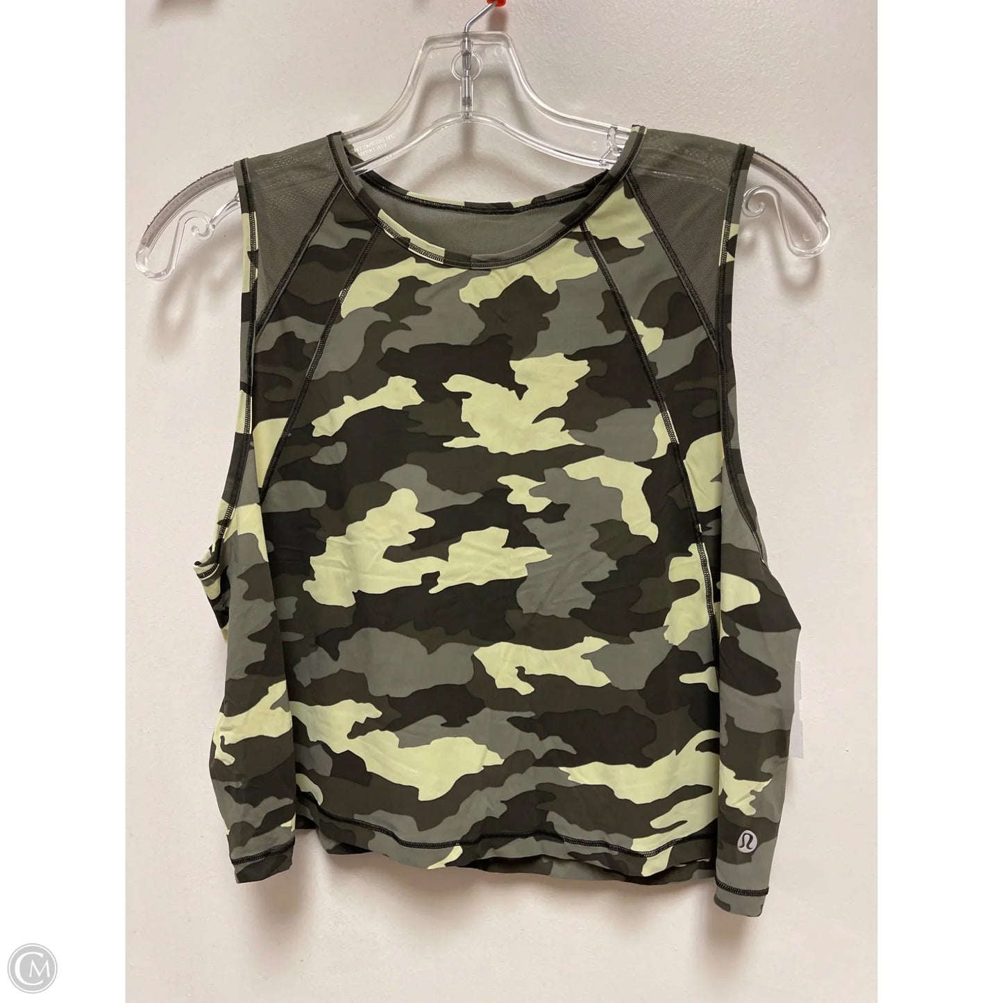 Athletic Tank Top By Lululemon In Camouflage Print, Size: S
