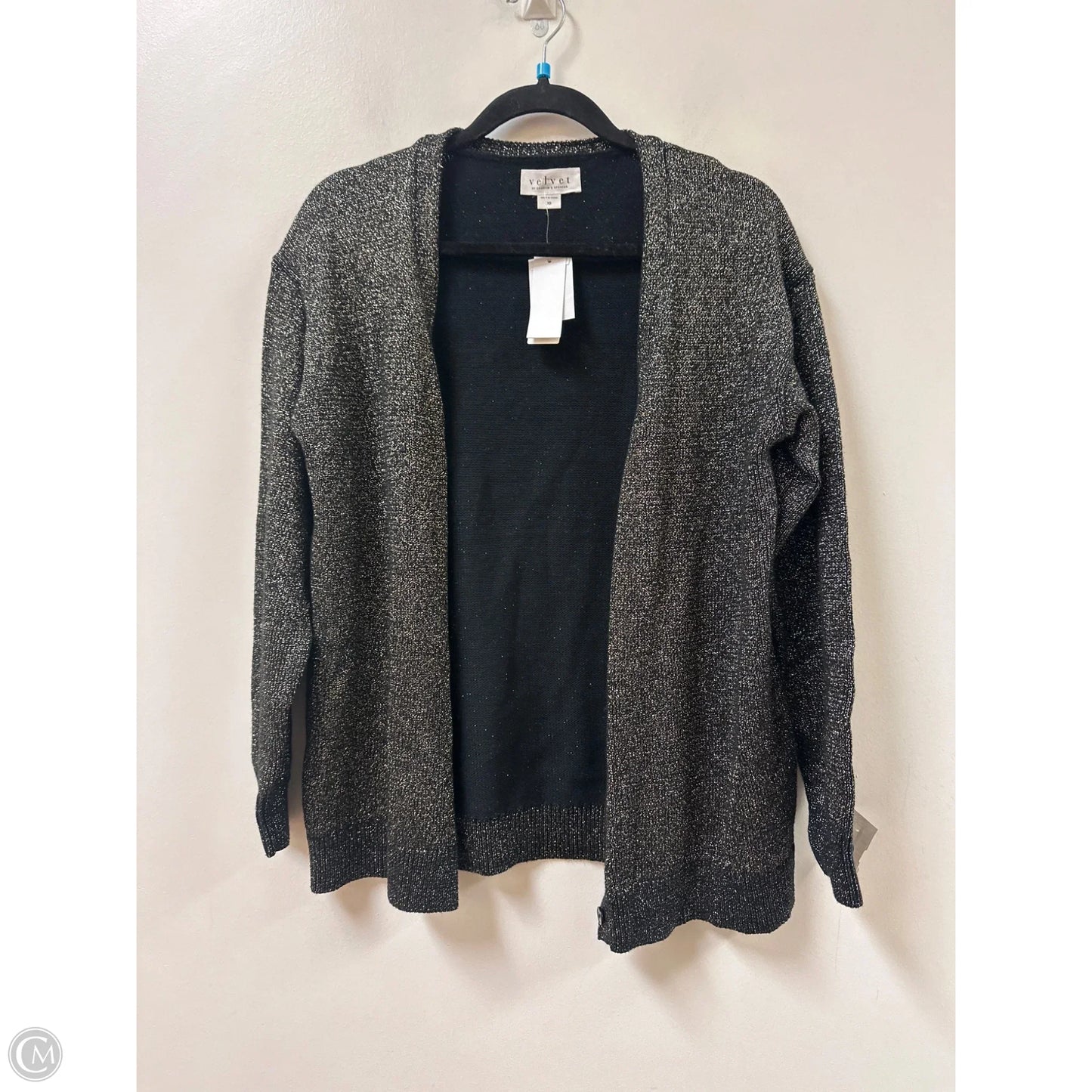 Sweater Cardigan By Velvet In Gold, Size: Xs