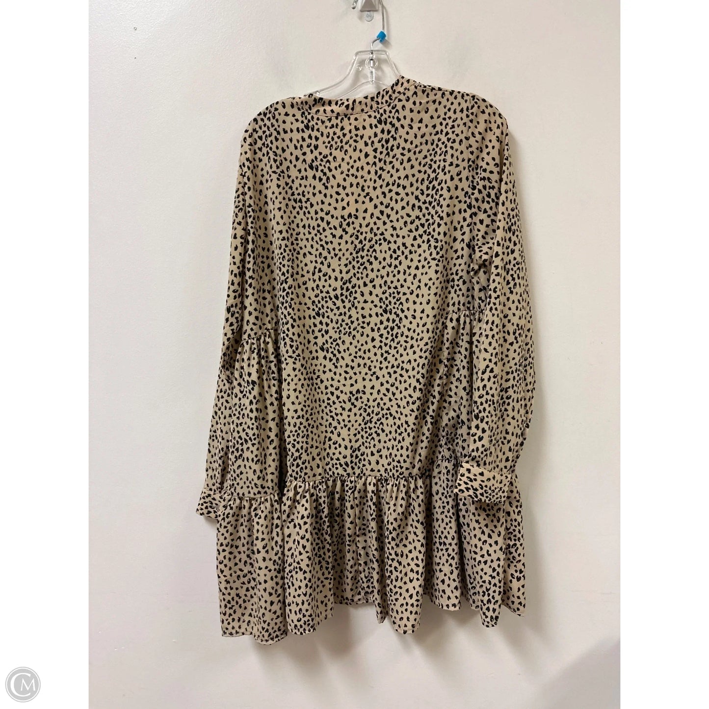 Dress Casual Midi By Easel In Leopard Print, Size: M
