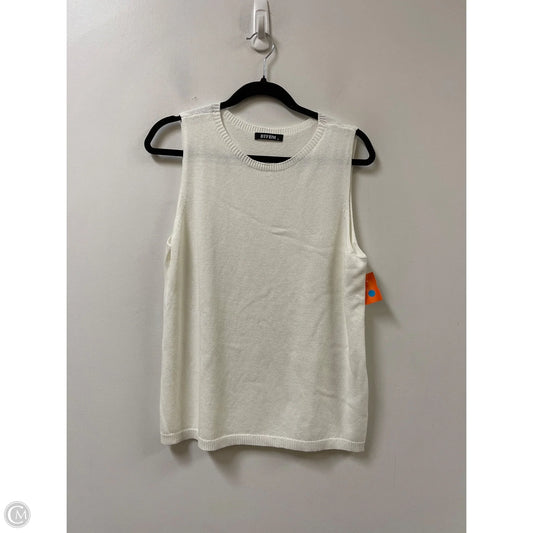 Top Sleeveless By Btfbm In Cream, Size: M