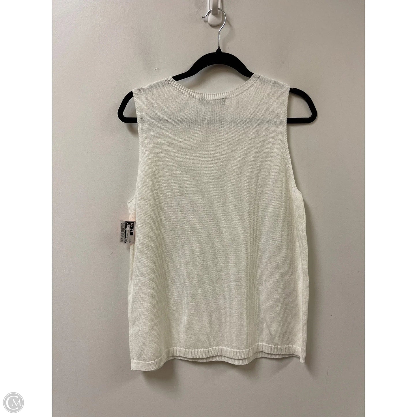 Top Sleeveless By Btfbm In Cream, Size: M