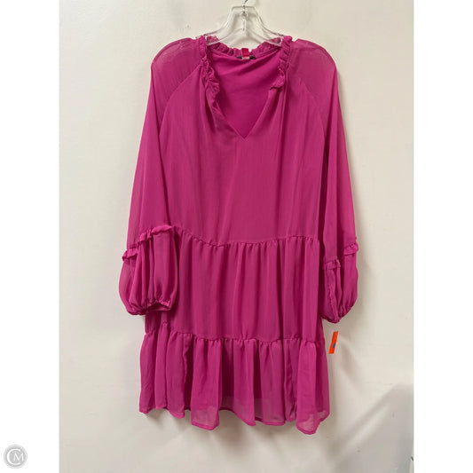 Dress Casual Short By Vince Camuto In Pink, Size: Xl