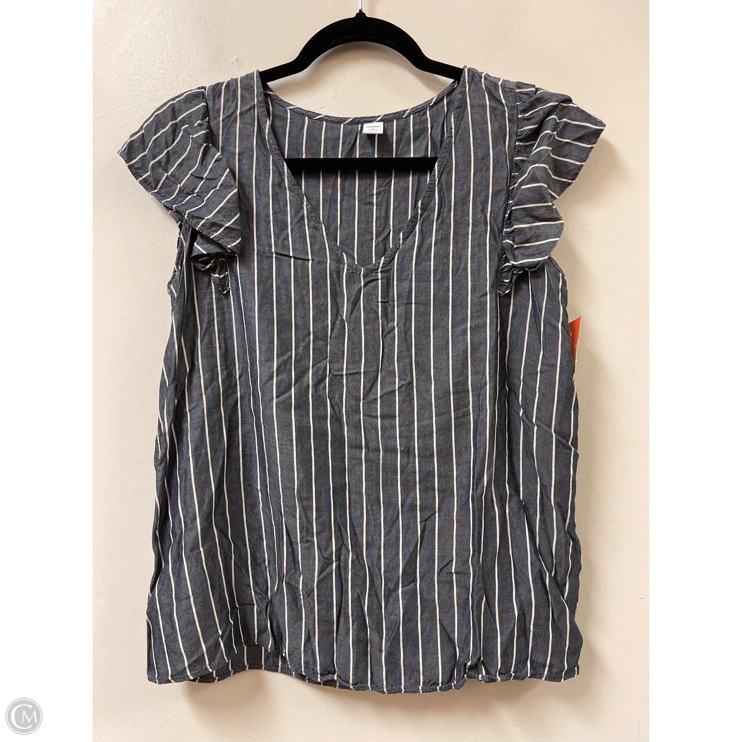 Top Short Sleeve By Old Navy In Navy, Size: S