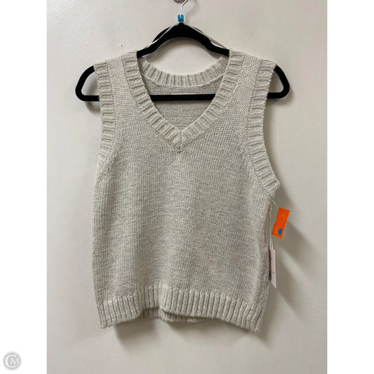 Sweater Short Sleeve By Lc Lauren Conrad In Grey, Size: S
