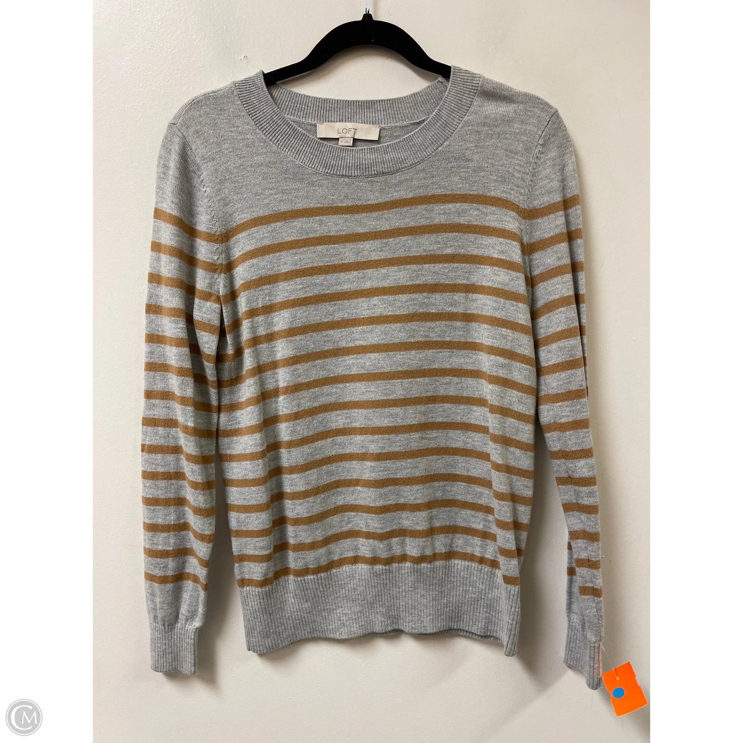 Sweater By Loft In Grey, Size: M