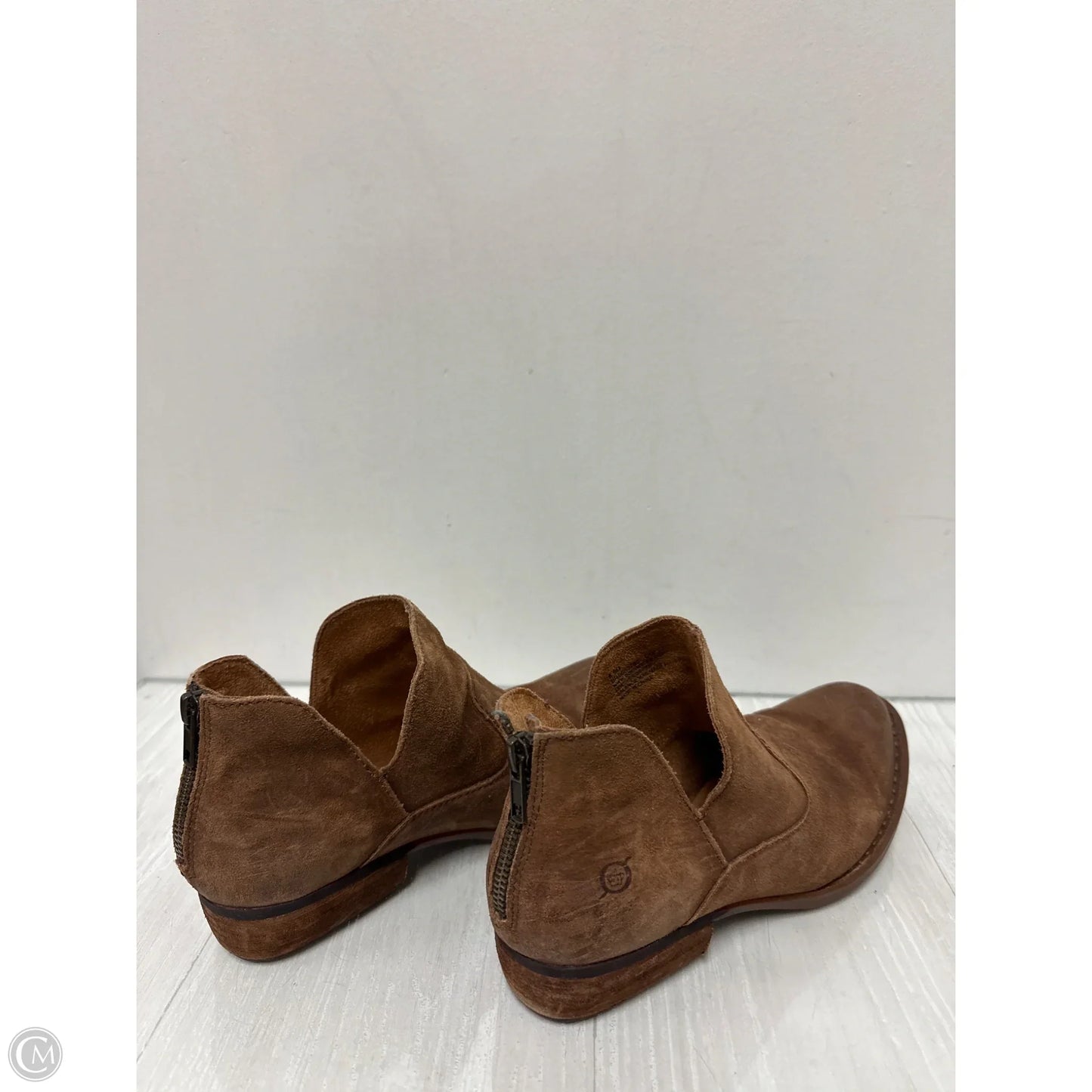 Boots Ankle Heels By Born In Brown, Size: 8.5