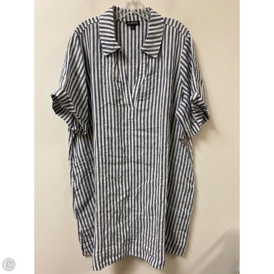 Dress Casual Midi By J. Crew In Blue, Size: 3x