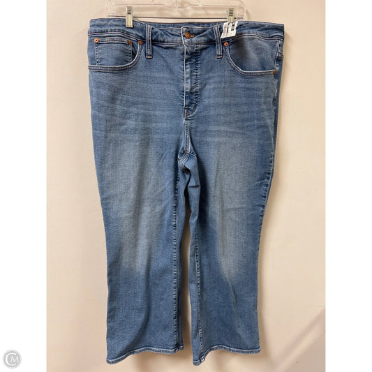 Jeans Straight By Madewell In Blue Denim, Size: 20