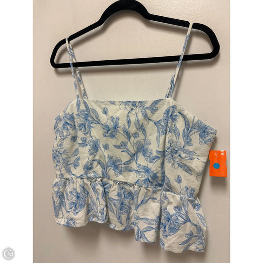 Top Sleeveless By A New Day In White, Size: L