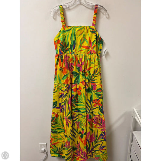 Dress Casual Maxi By Karlie In Yellow, Size: L