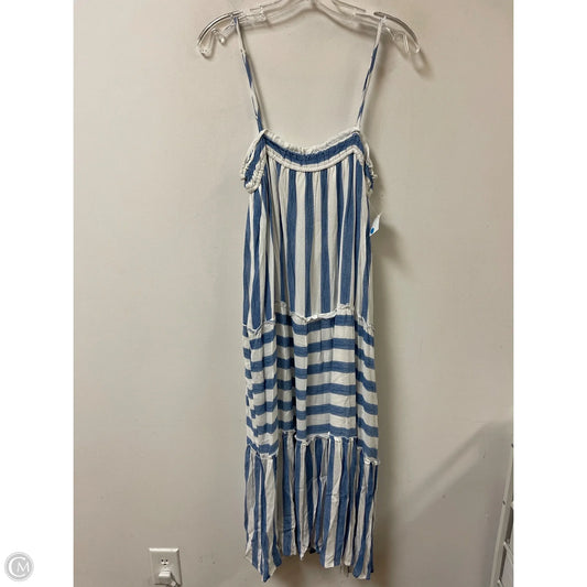Dress Casual Midi By Entro In Blue, Size: L