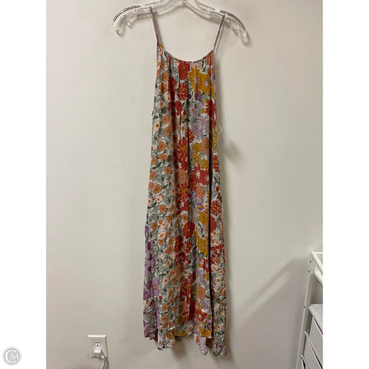 Dress Casual Maxi By Easel In Floral Print, Size: L