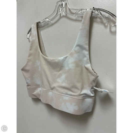 Athletic Bra By Fabletics In Cream, Size: L