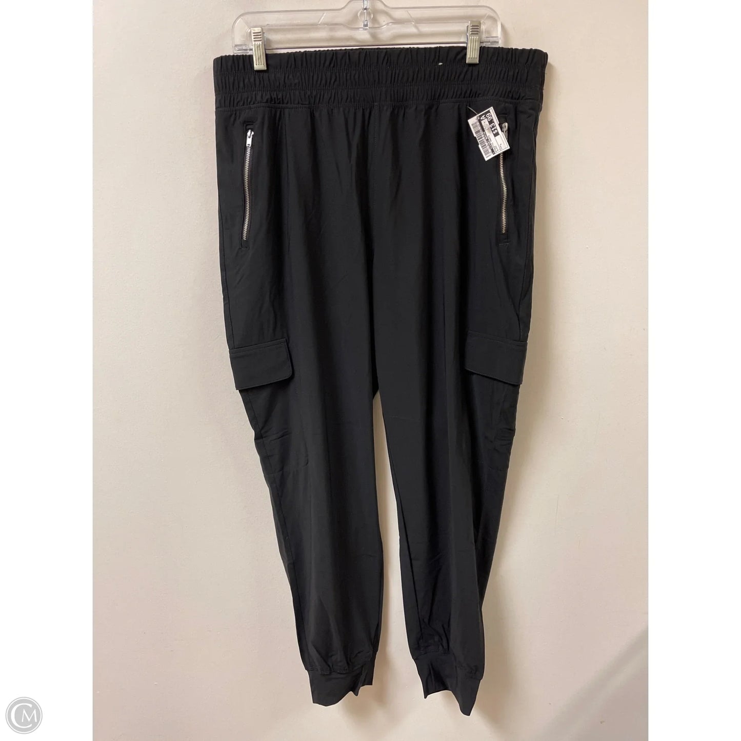 Athletic Pants By Clothes Mentor In Black, Size: L