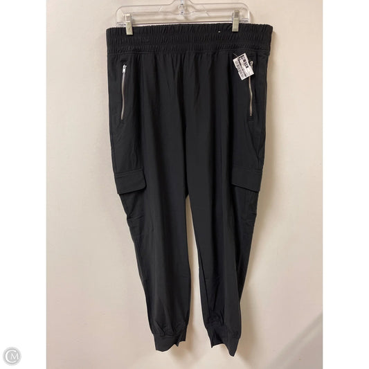 Athletic Pants By Clothes Mentor In Black, Size: L