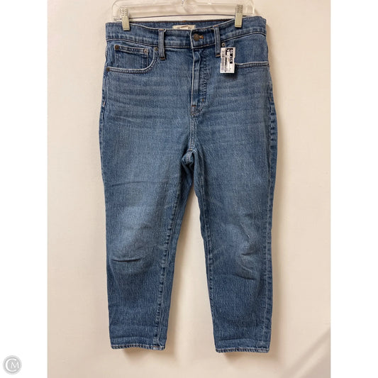 Jeans Straight By Madewell In Blue, Size: 8