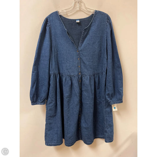 Dress Casual Short By Old Navy In Blue, Size: L