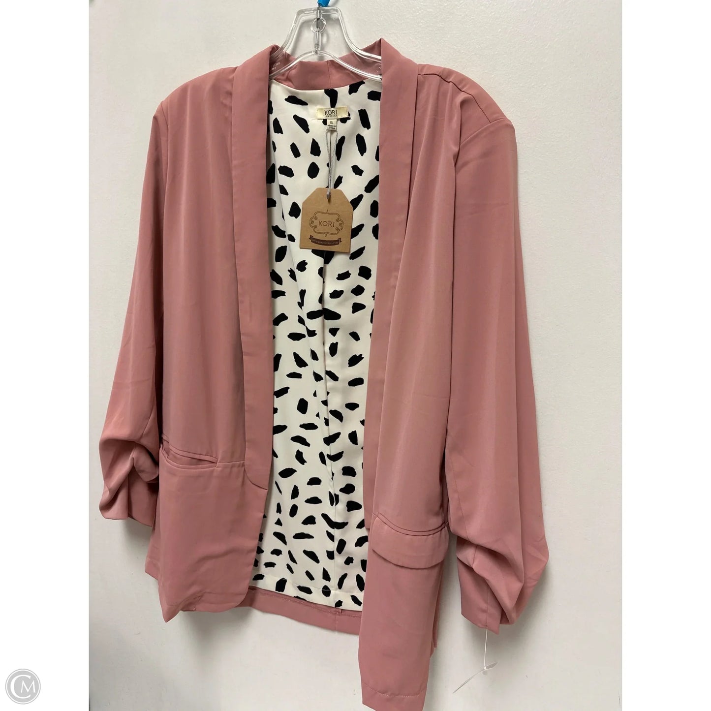 Blazer By Kori America In Pink, Size: Xl