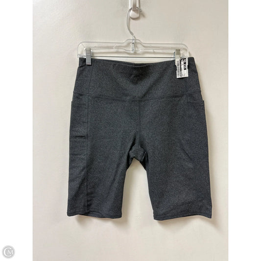 Athletic Shorts By Skechers In Grey, Size: L