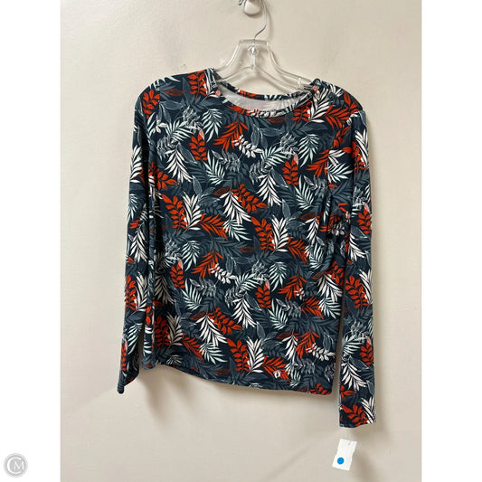Top Long Sleeve By Hang Ten In Blue, Size: S