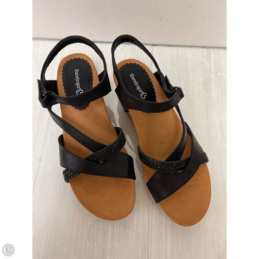 Shoes Heels Wedge By Bare Traps In Black, Size: 8